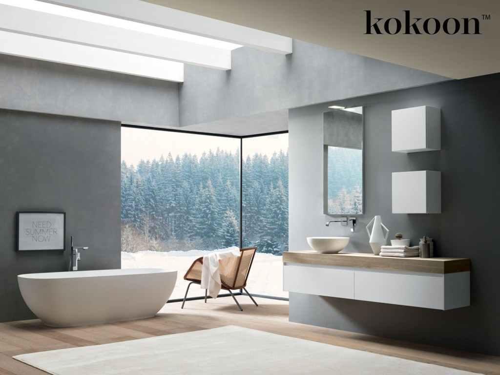 Domayne Bathroom Design: Introducing Kokoon Italian Bathroom Furniture